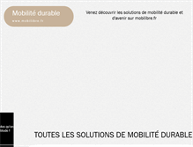 Tablet Screenshot of mobilibre.fr